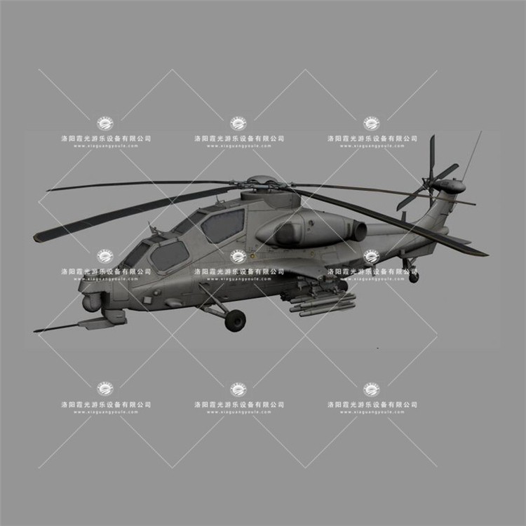 隆安武装直升机3D模型